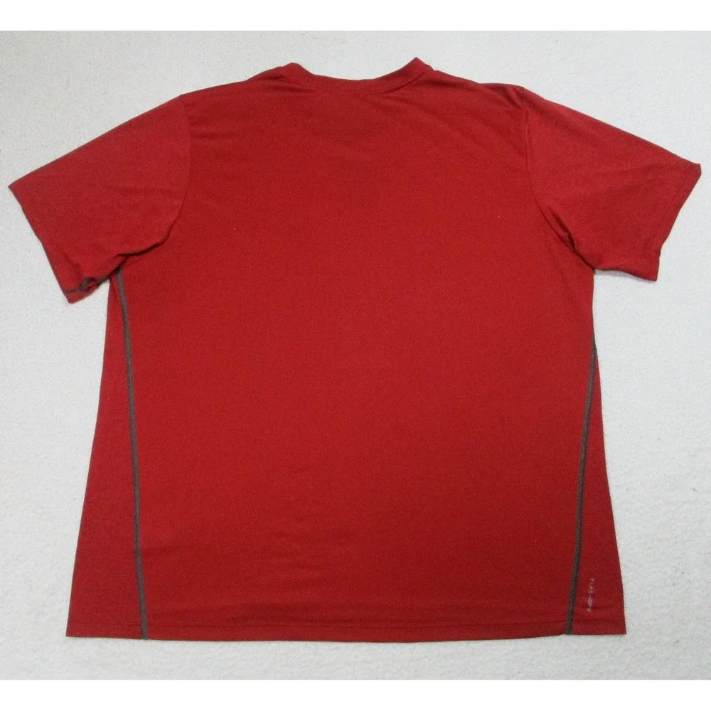 The North Face Shirt Mens‎ XL Red FlashDry Mountain Athletics V Neck Workout